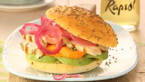 Rezept: Chicken Burger